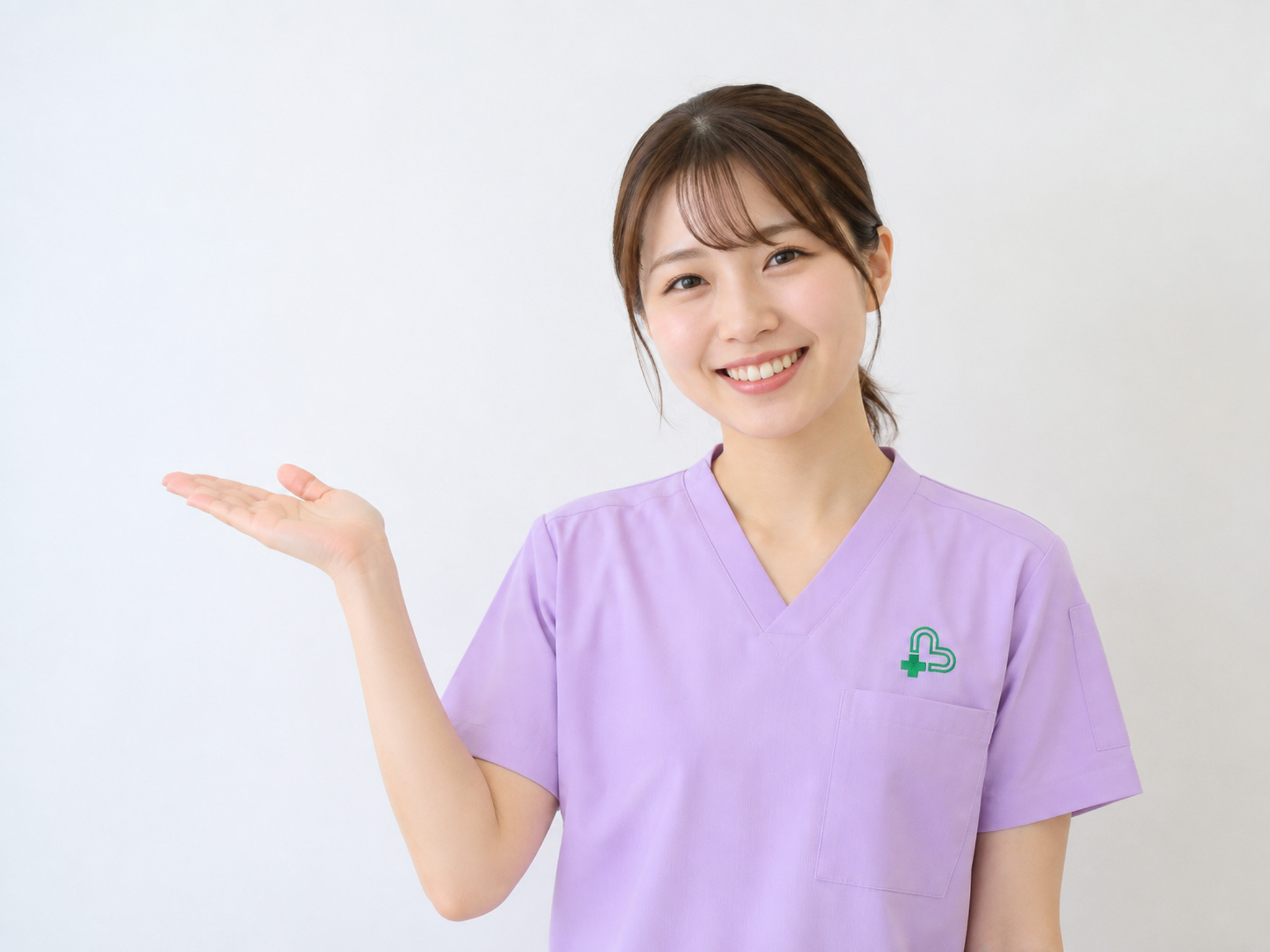 ガッツポーズ女性