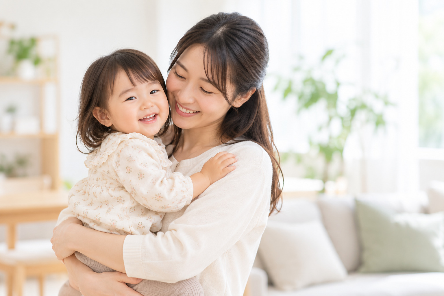 子育てと仕事を両立する看護師